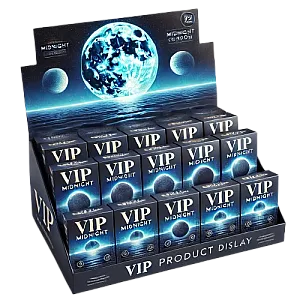 V.I.P Midnight – מארז 144 קונדומים מחוספסים לעונג מוגבר V.I.P Midnight – מארז 144 קונדומים מחוספסים לעונג מוגבר