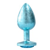 Sky Plug M – פלאג אנאלי מתכתי בצבע כחול בגודל בינוני