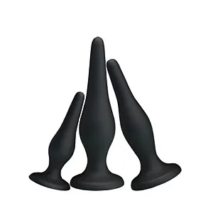 טריפל אנאל מכיל 3 גדלים של פלאג אנאלי למתחילים ולמתקדמים טריפל אנאל מכיל 3 גדלים של פלאג אנאלי למתחילים ולמתקדמים