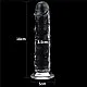 דילדו שקוף ריאליסטי עם בסיס יניקה | Realistic Transparent Dildo דילדו שקוף ריאליסטי עם בסיס יניקה | Realistic Transparent Dildo