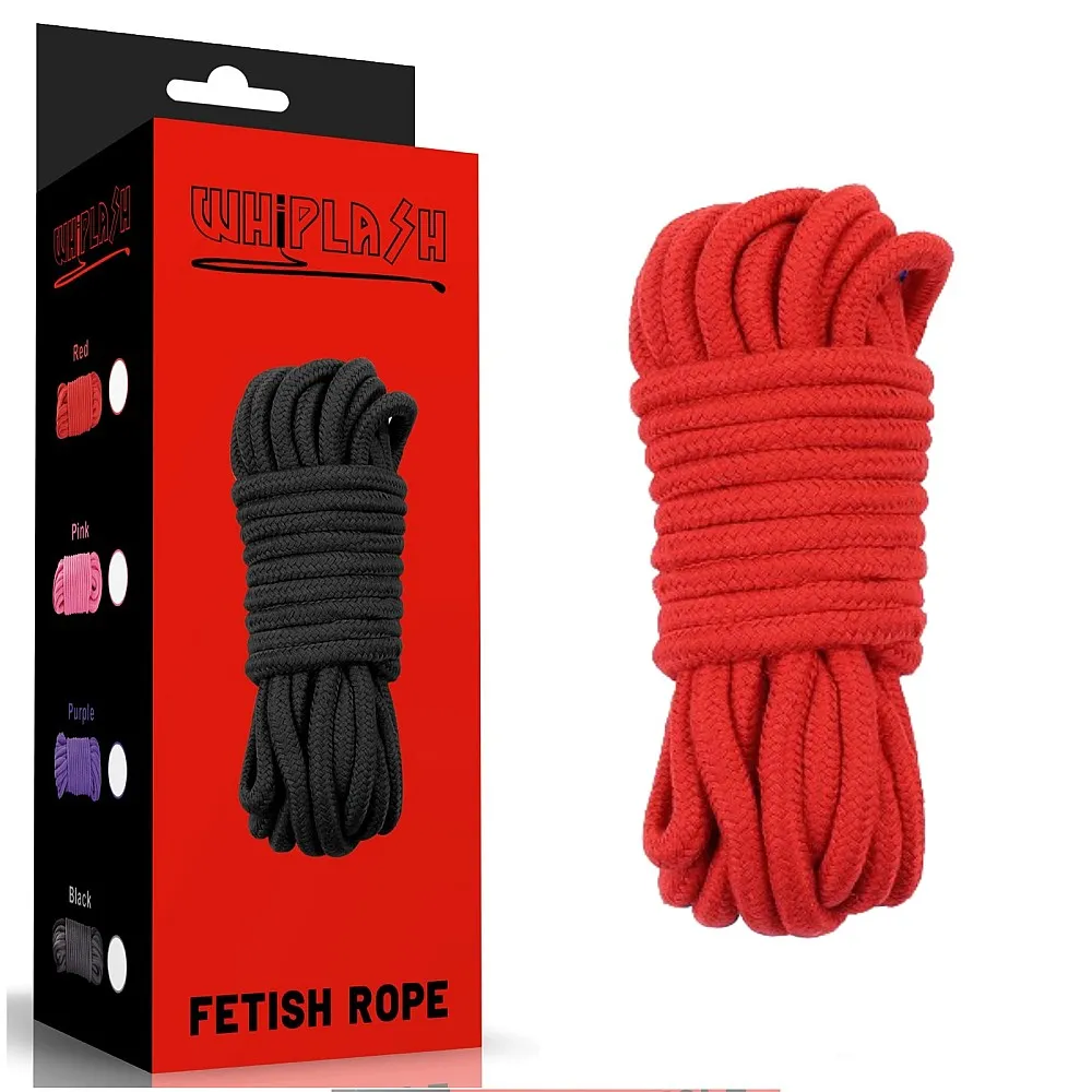 חבל קשירה בונדג' גמיש, חזק ונעים למגע | Whiplash BDSM 