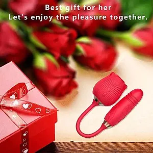 ויברטור לשוני עם חדירה | HEAT THE CLIT  