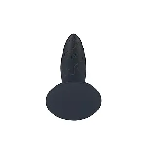 פלאג אנאלי סיליקון מרקם להבות | Nero פלאג אנאלי סיליקון מרקם להבות | Nero