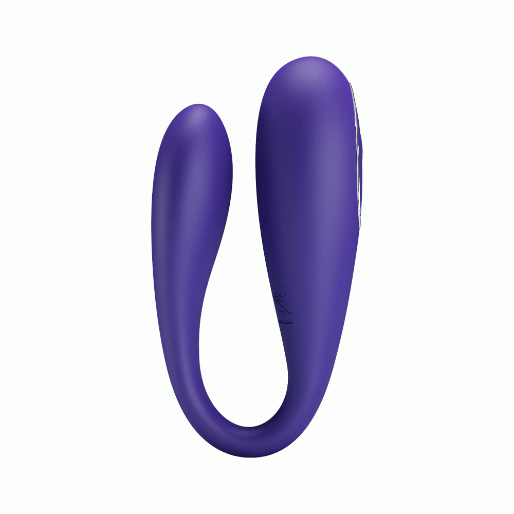 ויברטור זוגי דיגיטלי מבית Kinky Pinky לעינוג הדגדגן ונקודת הג'י.