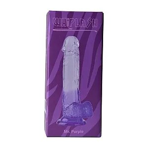 דילדו ריאליסטי XL עשוי TPE שקוף־סגול עם בסיס יניקה | MR.Purple דילדו ריאליסטי XL עשוי TPE שקוף־סגול עם בסיס יניקה | MR.Purple