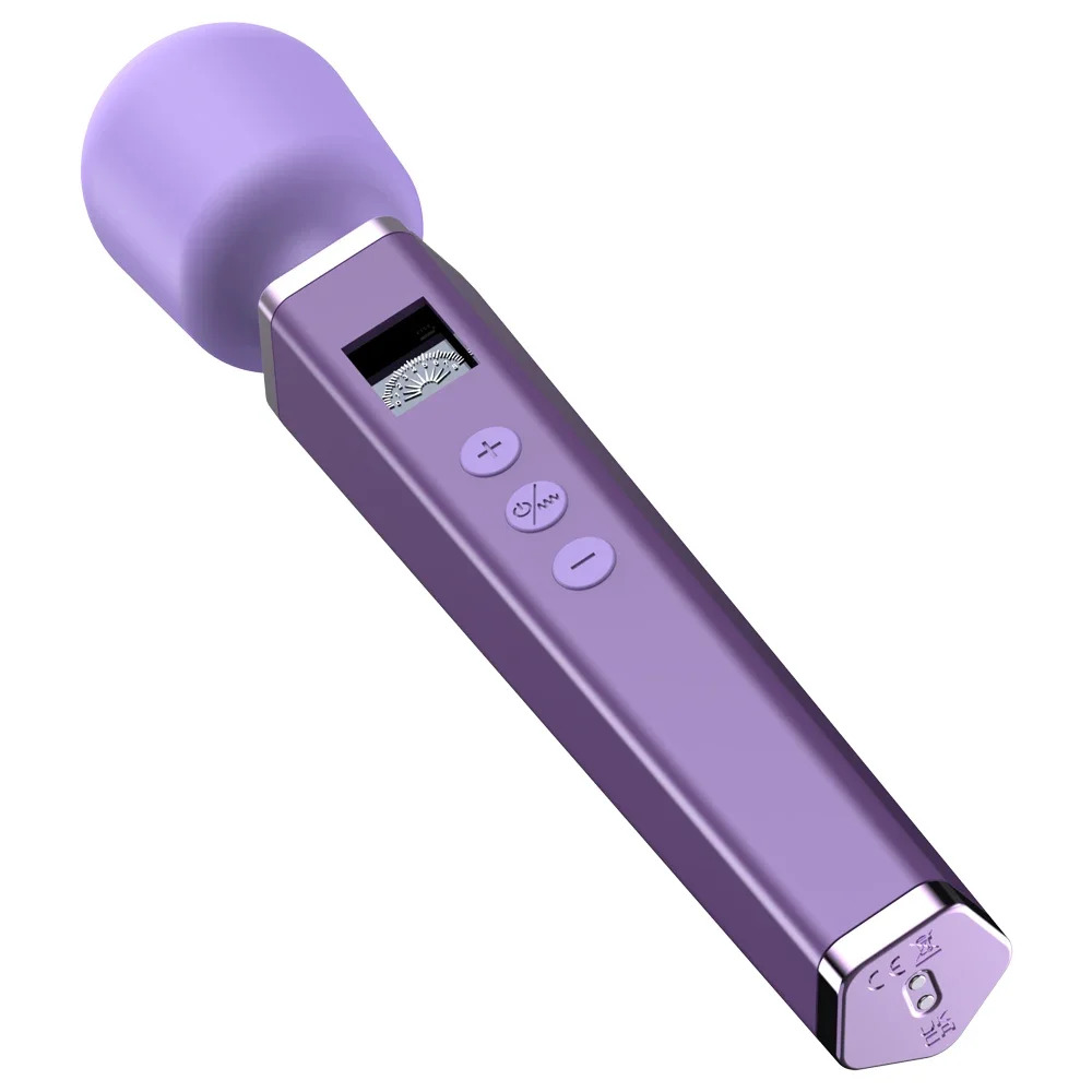 ויברטור מג'יק וונד עם תצוגת LCD, ראש גמיש וטעינה מגנטית | Magic Pulse Wand ויברטור מג'יק וונד עם תצוגת LCD, ראש גמיש וטעינה מגנטית | Magic Pulse Wand