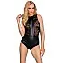 בגד גוף דמוי-עור | Faux Leather Bodysuit