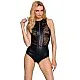 בגד גוף דמוי-עור | Faux Leather Bodysuit