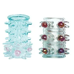 הלבשה סיליקונית לעונג מחוספס ומלא גירוי הלבשה סיליקונית לעונג מחוספס ומלא גירוי