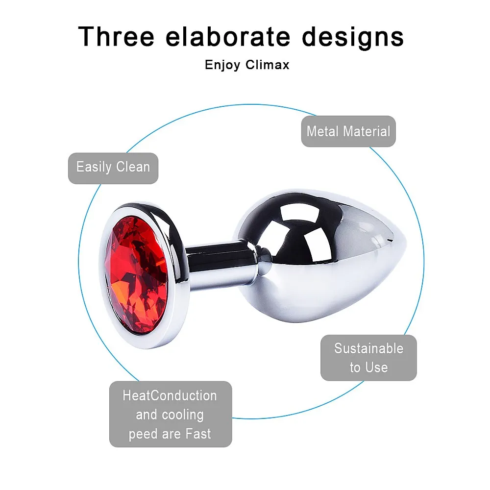 פלאג אנאלי מתכתי בינוני | Metal Plug M