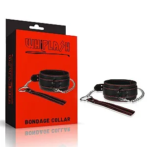 קולר BDSM עם רצועה | BONDAGE COLLAR  קולר BDSM עם רצועה | BONDAGE COLLAR