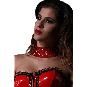 קולר צוואר BDSM – שליטה במראה קשוח ומעוצב קולר צוואר BDSM – שליטה במראה קשוח ומעוצב