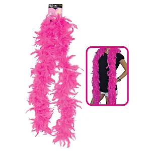 צעיף נוצות ורוד לרווקות | Pink Feather Boa