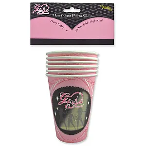 כוסות ורודות לערב בנות | Party Cups