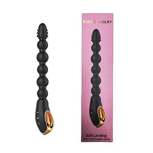 ויברטור חרוזים אנאלי גמיש | soft landing  