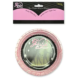 צלחות ורודות לערב בנות | Girls Night Plates