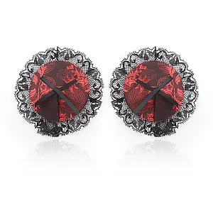 כיסוי פטמות תחרה יוקרתית דביקה לשימוש חוזר | Covers