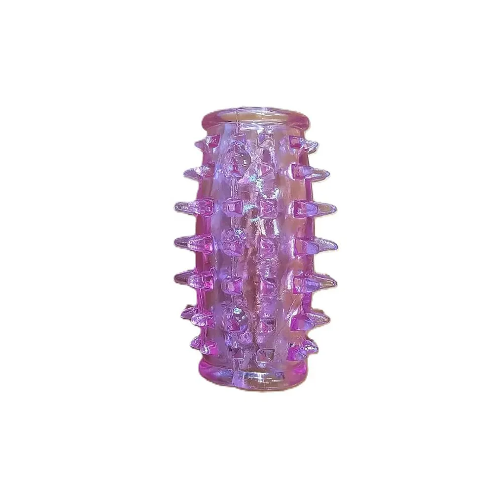 הלבשה מחוספסת עם זיזים לאצבע או ויברטור | Spiky Sleeve