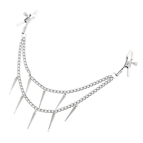 מצבטי פטמות עם שרשרת מעוטרת | Decorative Nipple Clamps