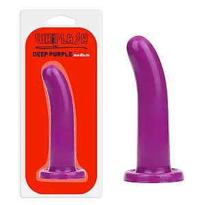 דילדו סיליקוני גמיש ובינוני לחוויית חדירה טבעית | DEEP PURPLE M