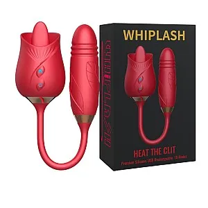 ויברטור לשוני עם חדירה | HEAT THE CLIT  