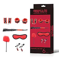 סט פנטזיה אדום 6 חלקים | Fantasy Set Red 6