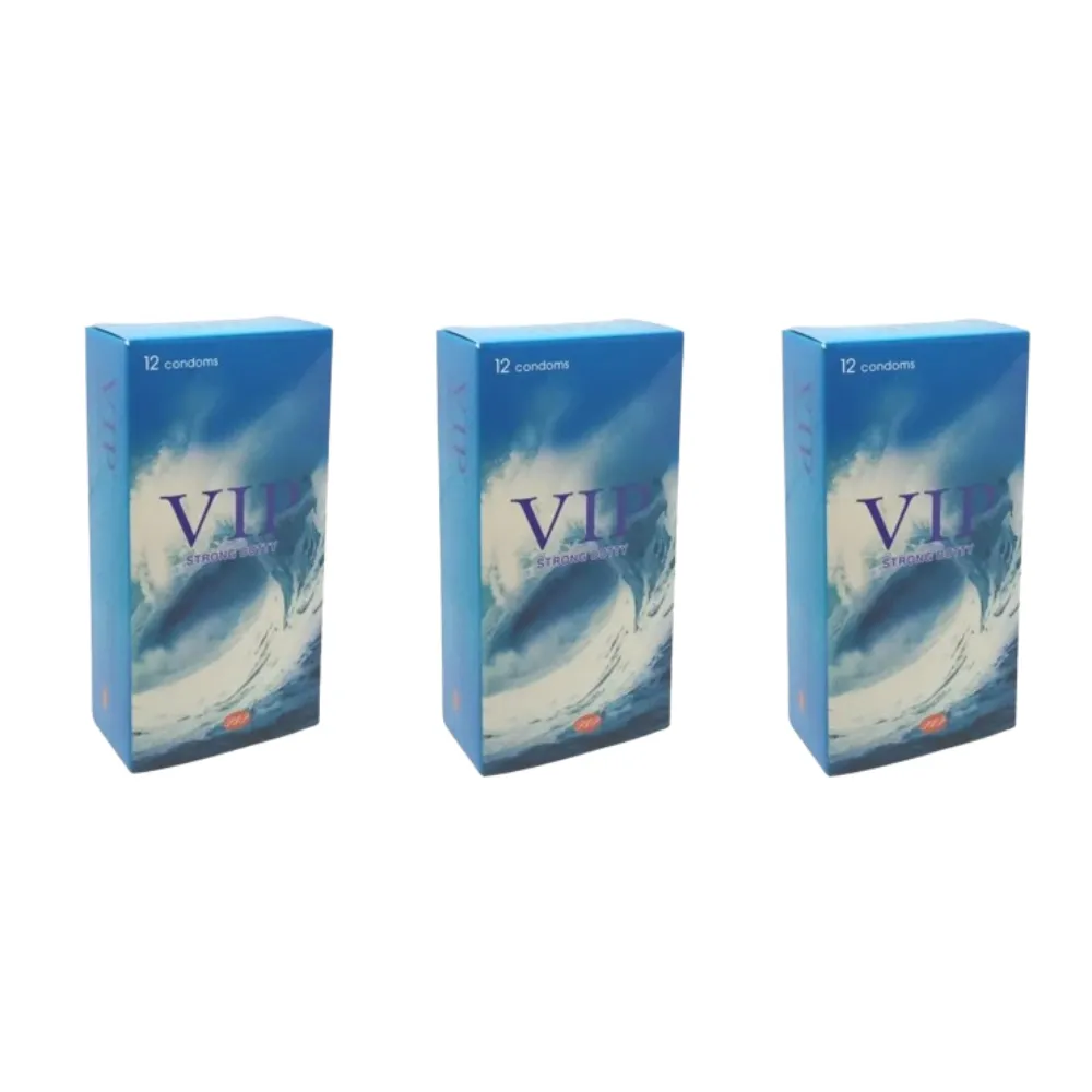 מארז 36 קונדומים מחוספסים | V.I.P Strong Dotty