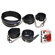 סט קולר ואזיקים מקצועי | Collar & Cuffs
