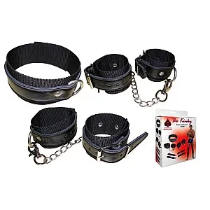 סט קולר ואזיקים מקצועי | Collar & Cuffs