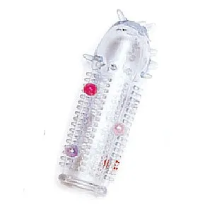 הלבשה מחוספסת עם זיזים לאצבע או ויברטור | Spiky Sleeve