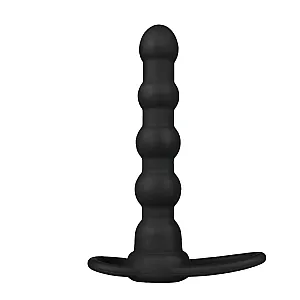 שרשרת אנאלית רוטטת עם טבעת | Vurating