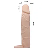 מאריך איבר ריאליסטי לגבר | Extension Sleeve