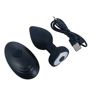 ויברטור אנאלי עם שלט אלחוטי | Black Heart