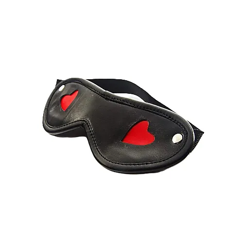 מסכת עיניים בעיצוב לבבות | Heart Eye Mask