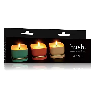 ערכת נרות עיסוי ריחנית - Hush Massage Candle