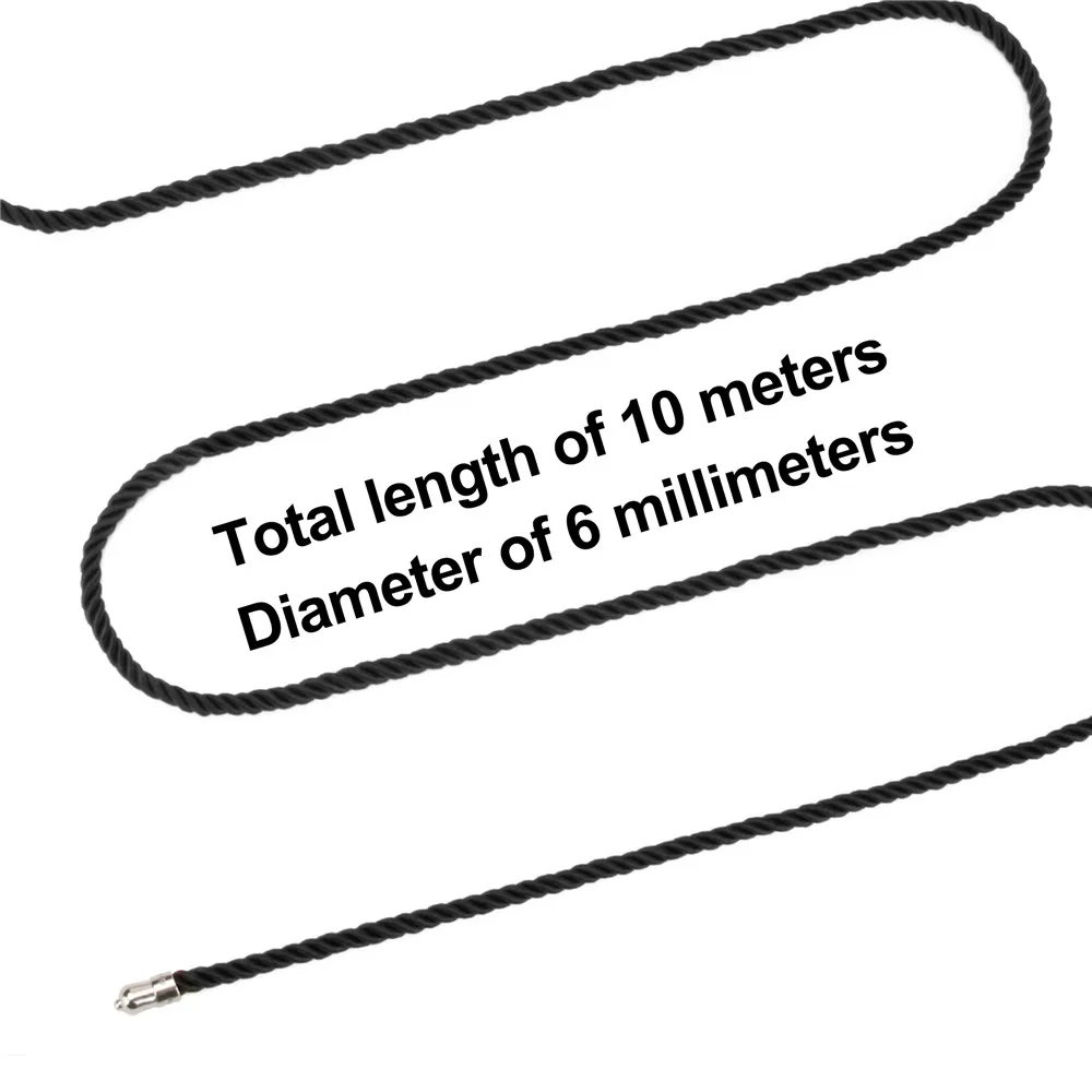 חבל קשירה BDSM שחור 10 מטר | Ebony Silky Bondage Rope