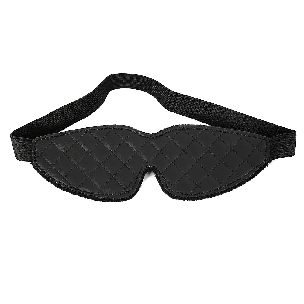מסכת עיניים דמוי עור | Eye Mask Faux Leather