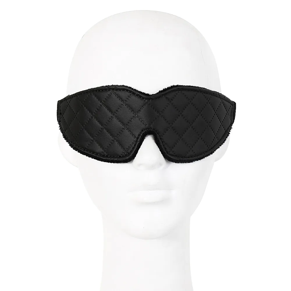 מסכת עיניים דמוי עור | Eye Mask Faux Leather