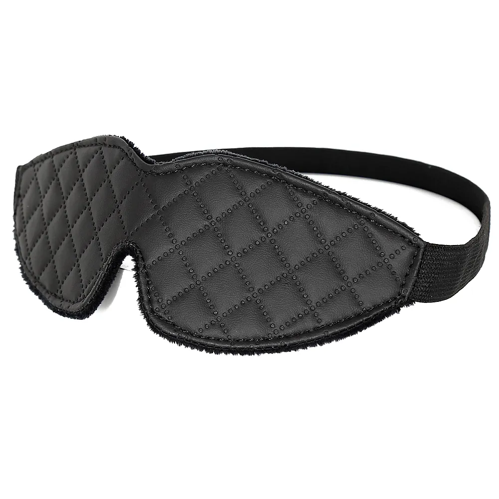 מסכת עיניים דמוי עור | Eye Mask Faux Leather