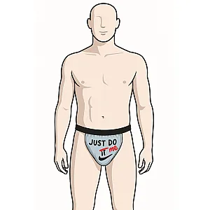 תחתון ג'וקסטרפ הומור לגבר | Novelty