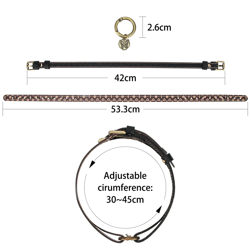 קולר צוואר BDSM מתכוונן | TwinBand Collar