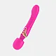 שרביט רטט דו מנועי ורוד | Wand 2Play