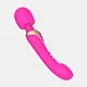 שרביט רטט דו מנועי ורוד | Wand 2Play