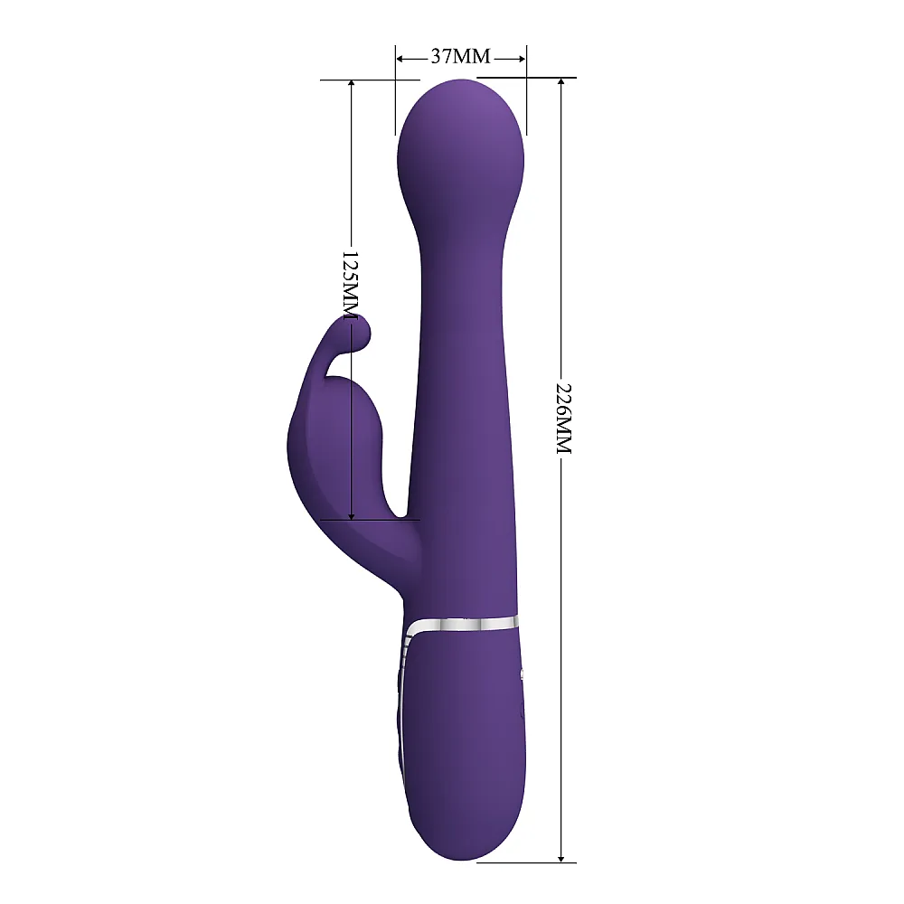 ויברטור רביט כפול בוכנתי | Thrusting Rabbit
