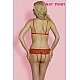הלבשה סקסית סט אדום חושפני Kinky Pinky Lingerie 