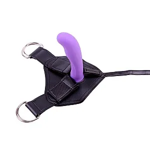 סט סטראפ-און איכותי הכולל רתמה מתכווננת ודילדו  AMOR