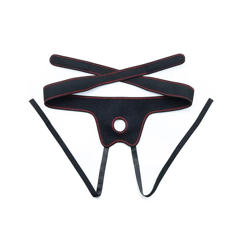 סט סטרפ-און ריאליסטי עם רתמה מתכווננת | Realistic