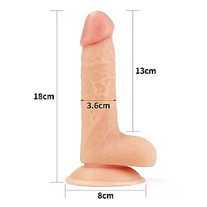 סט סטרפ-און ריאליסטי עם רתמה מתכווננת | Realistic