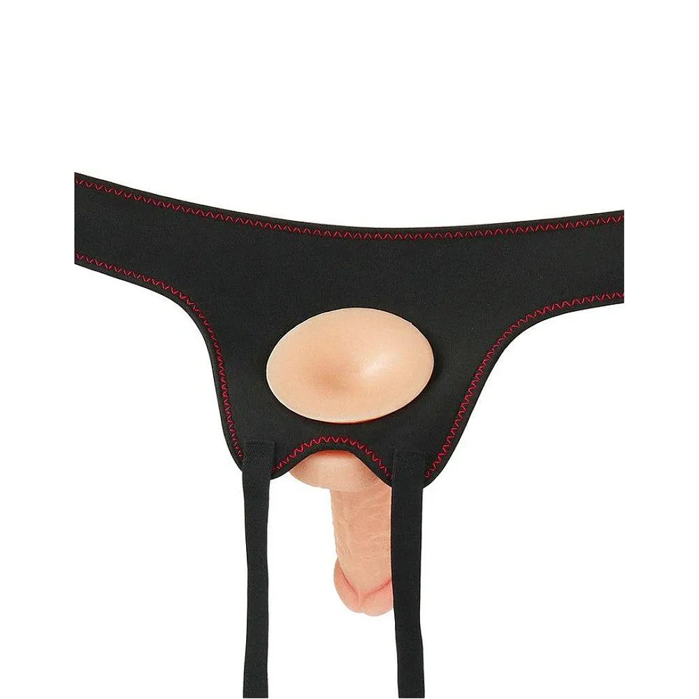 סט סטרפ-און ריאליסטי עם רתמה מתכווננת | Realistic