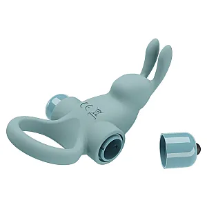 טבעת רטט זוגית לאורגזמה כפולה | Love Bunny